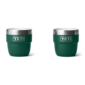 Yeti Rambler 118ML/4oz Stackable Cups - Black Forest Green