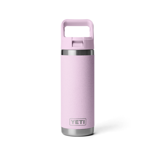 Yeti Rambler 18oz/532ml Bottle with Colour Match Straw Cap - Cherry Blossom