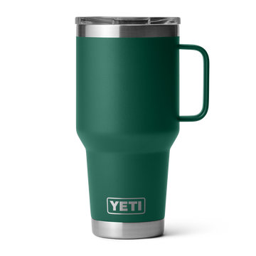 Yeti Rambler 30oz/887ml Travel Mug with Stronghold Lid - Black Forest Green