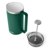 Yeti Rambler 64oz/1.89L French Press - Black Forest Green