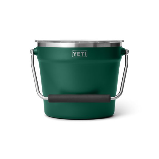 Yeti Rambler Beverage Bucket - Black Forest Green