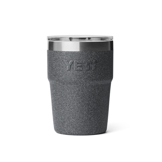Yeti Rambler 16oz/473ml Stackable Cup - Black Stone