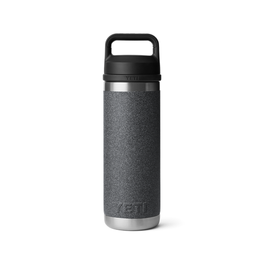 Yeti Rambler 18oz/532ml Bottle with Chug Cap - Black Stone