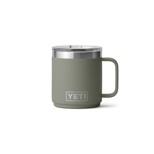 Yeti Rambler 10oz/295ML Ceramic Lined Stackable Mug With Magslider Lid - Pampa Green