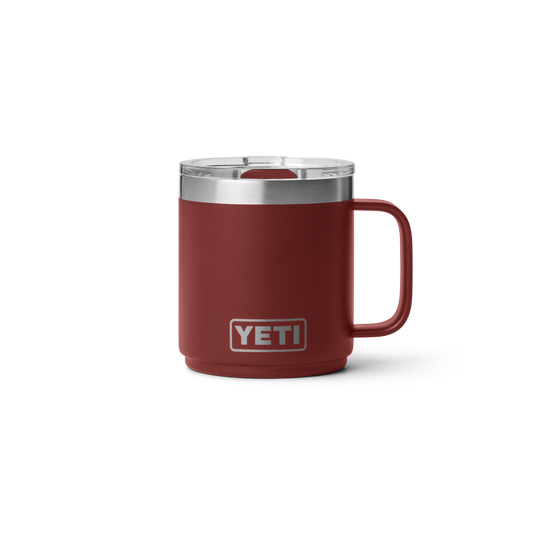 Yeti Rambler 10oz/295ML Ceramic Lined Stackable Mug With Magslider Lid - Stag Red