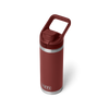 Yeti Rambler 18oz/532ml Bottle with Flip Chug Cap - Stag Red