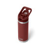 Yeti Rambler 18oz/532ml Bottle with Flip Chug Cap - Stag Red