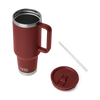Yeti Rambler 1.18L/40oz Travel Straw Mug - Stag Red