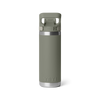 Yeti Rambler 18oz/532ml Bottle with Flip Chug Cap - Pampa Green