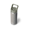 Yeti Rambler 18oz/532ml Bottle with Colour Match Straw Cap - Riverhead Green