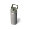 Yeti Rambler 18oz/532ml Bottle with Colour Match Straw Cap - Riverhead Green