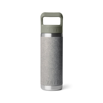 Yeti Rambler 18oz/532ml Bottle with Colour Match Straw Cap - Riverhead Green