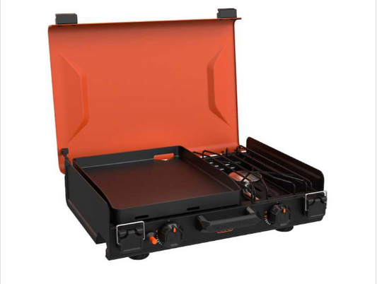 Blackstone - 14" Camping Series Propane Griddle with Side Burner