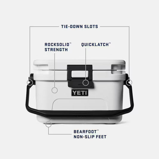 Yeti Roadie 8 Hard Cooler - White
