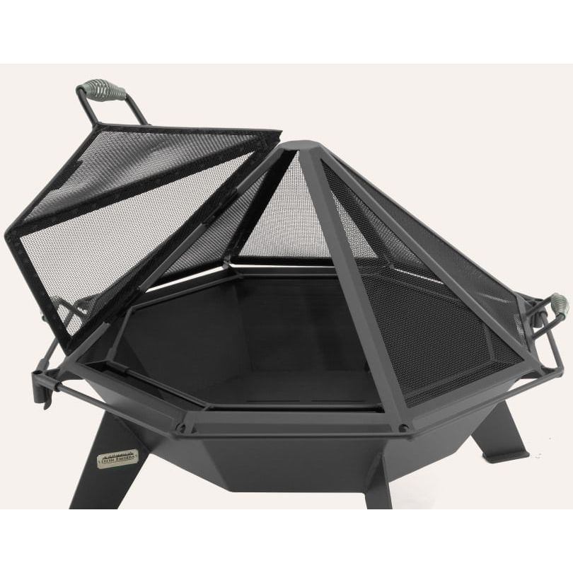 Iron Embers - 3' Cottager Spark Screen with Large Door – Luxe Barbeque ...