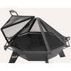 Iron Embers - 3' Cottager Spark Screen with Large Door