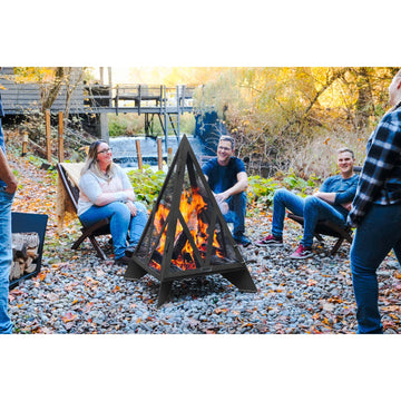 Iron Embers - 4' Pyramid Fireplace