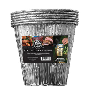 Pit Boss - Grease Bucket Foil Liners - 6pk