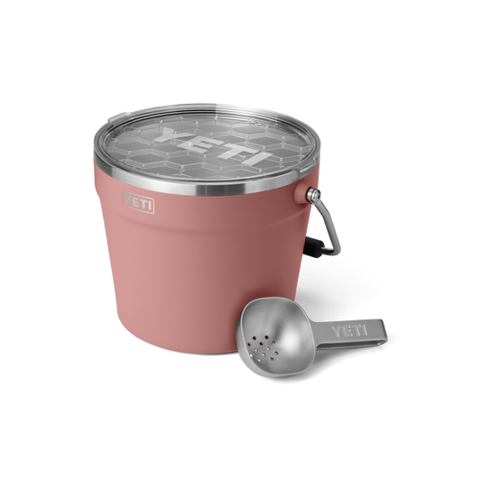 Yeti Rambler Beverage Bucket - Sandstone Pink