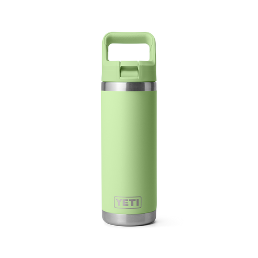Yeti Rambler 18oz/532ml Bottle with Colour Match Straw Cap - Key Lime