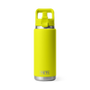 Yeti Rambler 26oz/769ml Bottle with Colour Match Straw Cap - Firefly Yellow