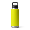 Yeti Rambler 36oz/1L Bottle with Chug Cap - Firefly Yellow