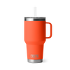 Yeti Rambler 35oz Mug With Straw Lid - Papaya