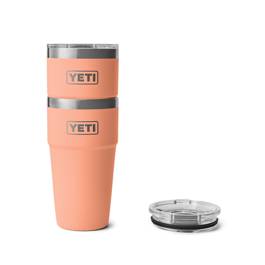 Yeti Rambler 20oz/591ml Stackable Cup with Magslider Lid - Lowcountry Peach