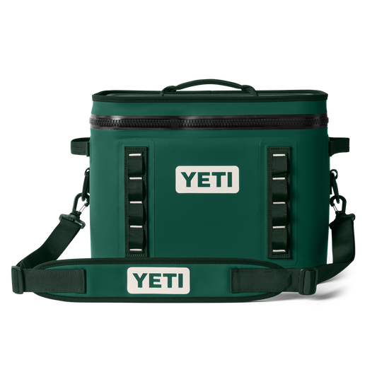 Yeti Hopper Flip 18 Soft Cooler - Black Forest Green