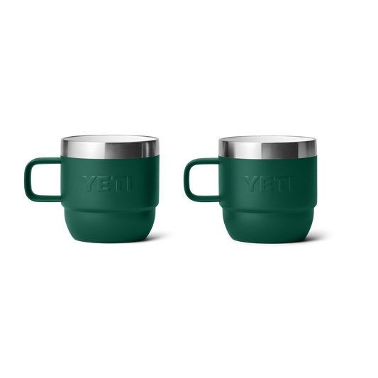 Yeti Rambler 177ML/6oz Stackable Mugs - Black Forest Green