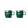 Yeti Rambler 177ML/6oz Stackable Mugs - Black Forest Green