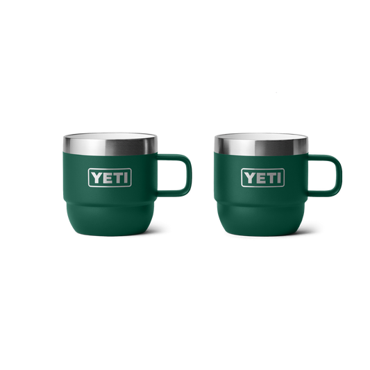 Yeti Rambler 177ML/6oz Stackable Mugs - Black Forest Green