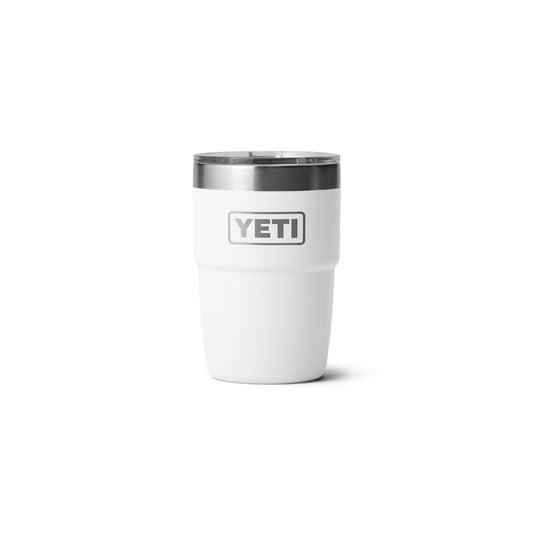 Yeti Rambler 8oz/236ml Stackable Ceramic Lined Cup With Magslider Lid - White