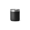 Yeti Rambler 10oz/295ml Stackable Ceramic Lined Lowball 2.0 With Magslider Lid - Black