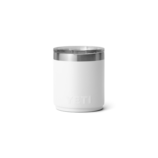 Yeti Rambler 10oz/295ml Stackable Ceramic Lined Lowball 2.0 With Magslider Lid - White