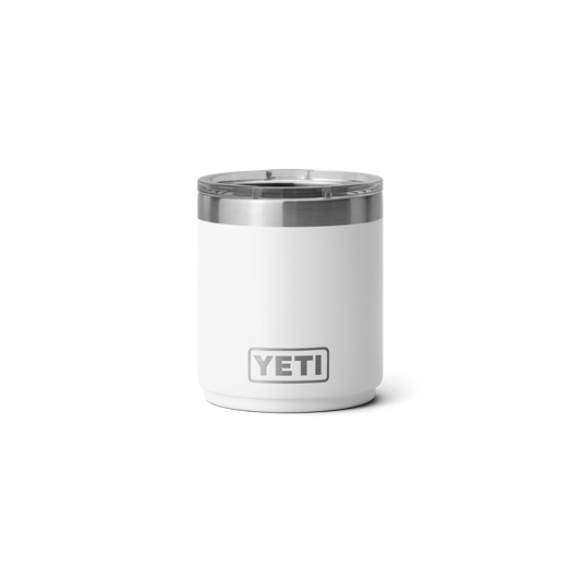 Yeti Rambler 10oz/295ml Stackable Ceramic Lined Lowball 2.0 With Magslider Lid - White