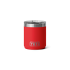 Yeti Rambler 10oz/295ml Stackable Ceramic Lined Lowball 2.0 With Magslider Lid - Rescue Red