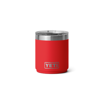 Yeti Rambler 10oz/295ml Stackable Ceramic Lined Lowball 2.0 With Magslider Lid - Rescue Red
