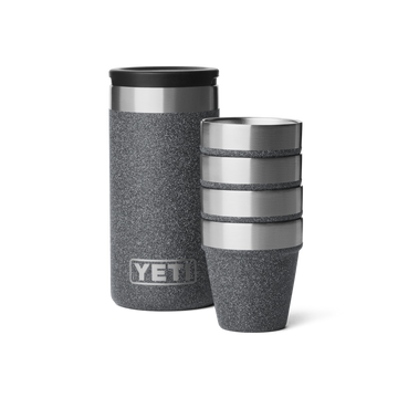 Yeti Shot Glasses & Case - Black Stone