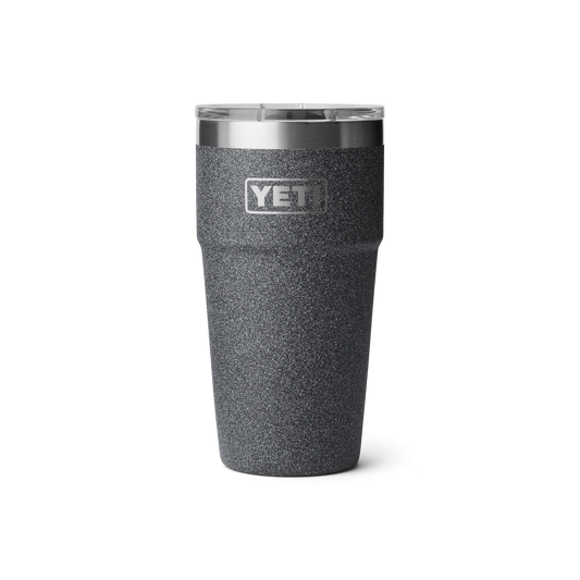 Yeti Rambler 20oz/591ml Stackable Cup with Magslider Lid - Black Stone