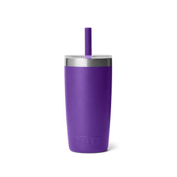 Yeti Rambler Jr 10oz/295ml Tumbler with Silicon Straw Lid - Pace Purple