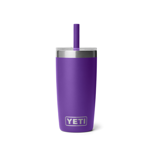 Yeti Rambler Jr 10oz/295ml Tumbler with Silicon Straw Lid - Pace Purple