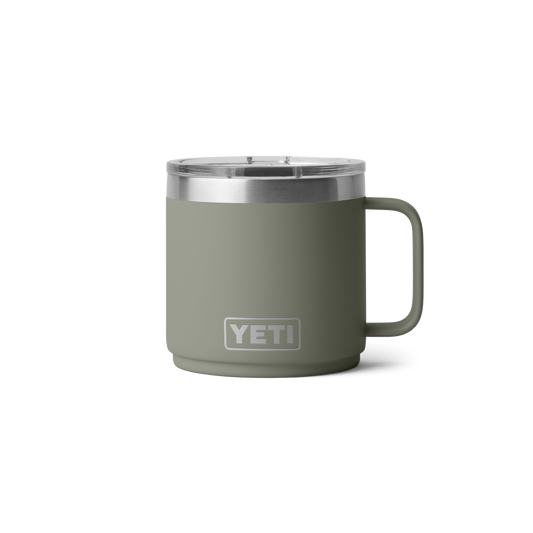 Yeti Rambler 14oz/414ml Ceramic Lined Stackable Mug 2.0 with Magslider Lid - Pampa Green