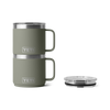 Yeti Rambler 14oz/414ml Ceramic Lined Stackable Mug 2.0 with Magslider Lid - Pampa Green
