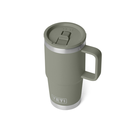 Yeti Rambler 20oz/591ml Travel Straw Mug  - Pampa Green