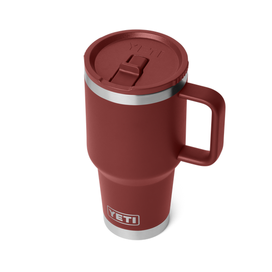 Yeti Rambler 30oz/887ml Travel Straw Mug - Stag Red