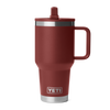 Yeti Rambler 30oz/887ml Travel Straw Mug - Stag Red