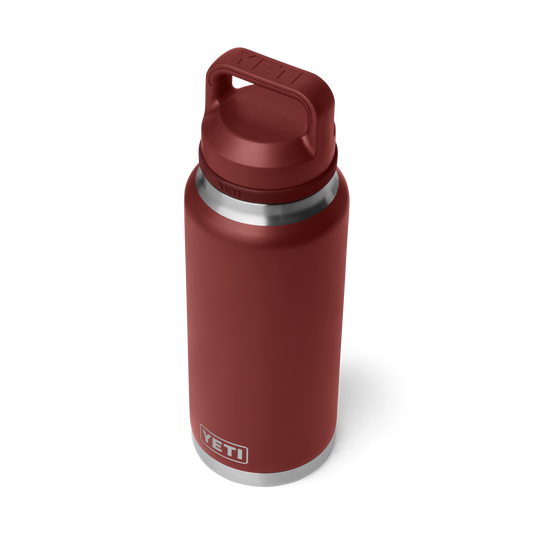 Yeti Rambler 36oz/1L Bottle with Chug Cap - Stag Red