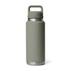 Yeti Rambler 36oz/1L Bottle with Chug Cap - Pampa Green