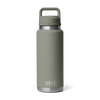 Yeti Rambler 36oz/1L Bottle with Chug Cap - Pampa Green